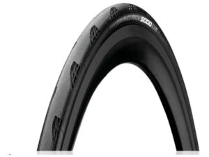 Continental btb GP 5000 S TR 700 x 25C zw vouw Zwart