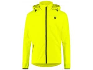Agu go rain jacket essential neon yellow Geel