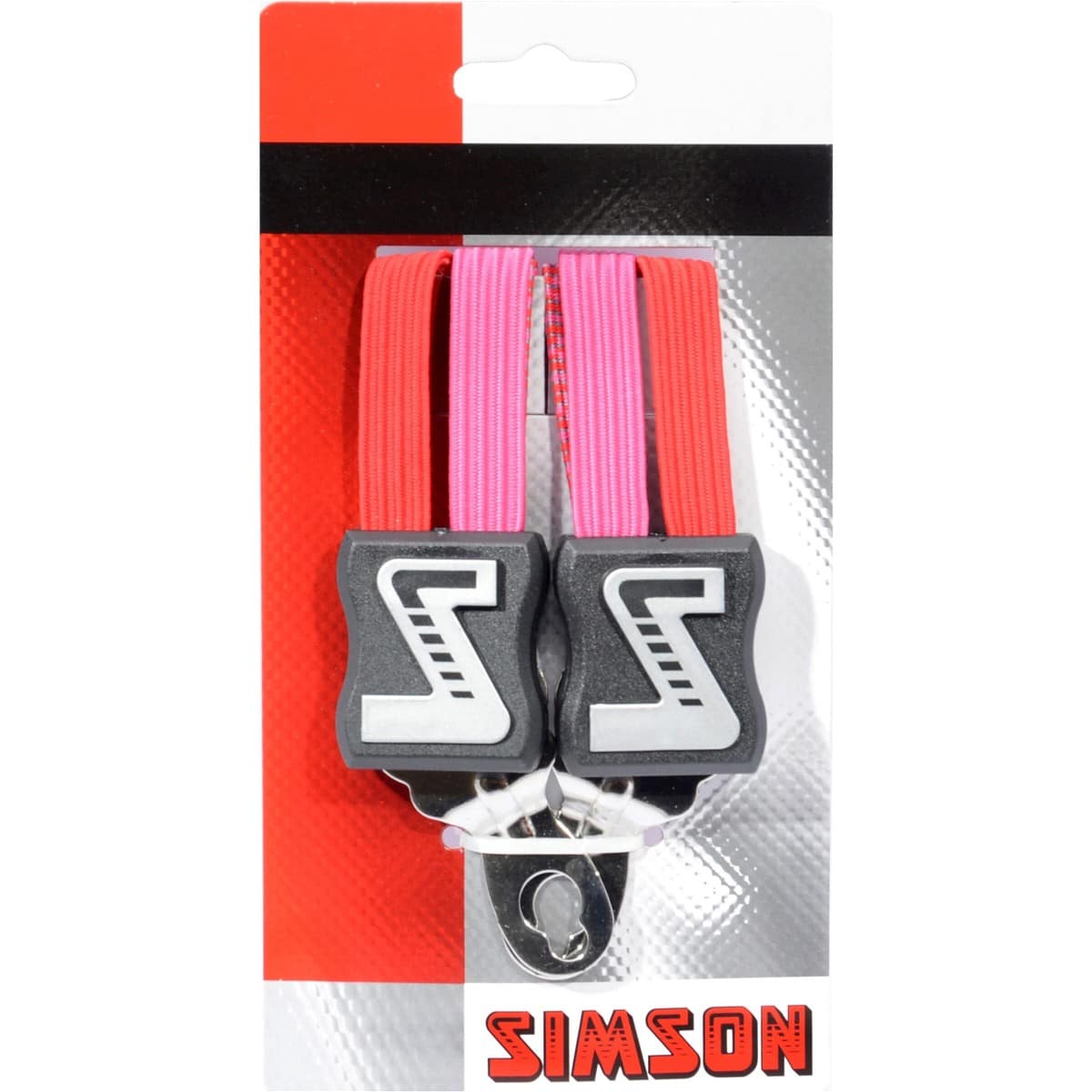 Simson snelbinder kort rd/rz Rood/Roze