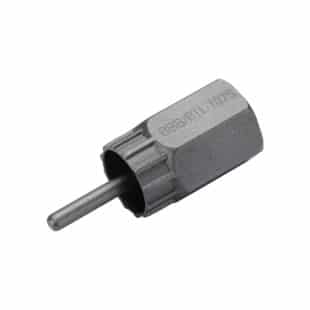 BBB BTL-107S Cassette Afnemer LockPlug Inch Zilver