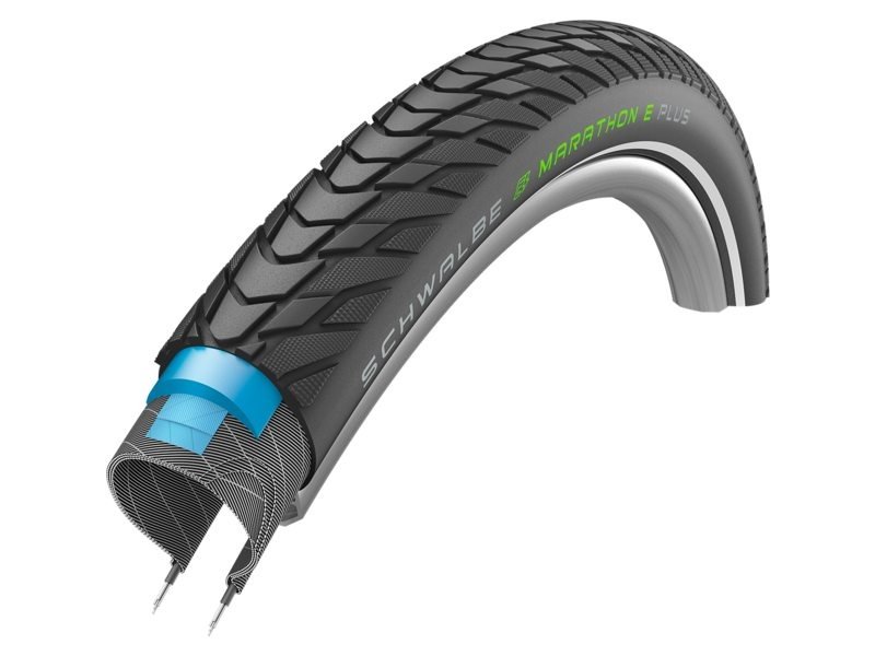 Schwalbe btb Marathon E-Plus 28 x 1.50 zw refl Zwart