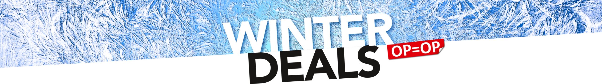Banner Winter deals Enjoy - Meerens
