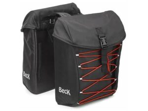 Beck Fietstas S.tar Rood 30L Zwart