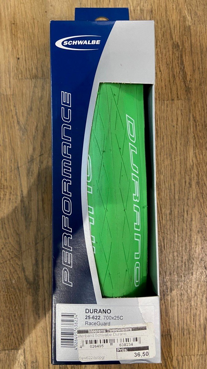 Schwalbe buitenband 25-622 Durano groen vouwband
