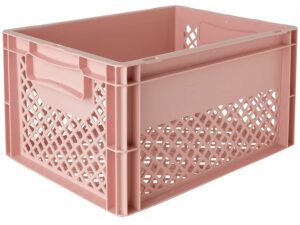 Fastrider fietskrat medium oud roze