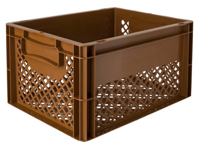 Fastrider fietskrat medium Bruin