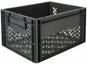 Fastrider fietskrat medium antraciet recyclaat