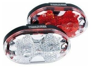 Simson verlichtingsset 5 led batterij ROOD