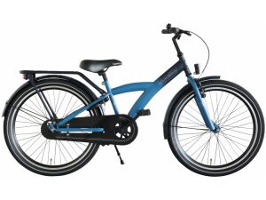 Kyoso X-rider met remnaaf Donkerblauw - Aqua 24 Jongens