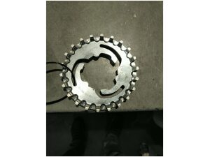 Gates TANDWIEL 22 CDC CT SUREFIT 45.5 RVS A ZI Silver