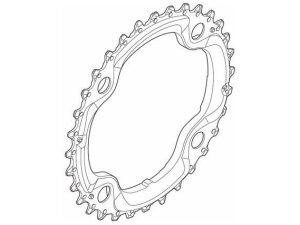 Shimano Kettingblad 36T Non Series Zwart