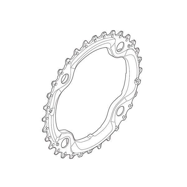 Shimano Kettingblad 36T Non Series Zwart