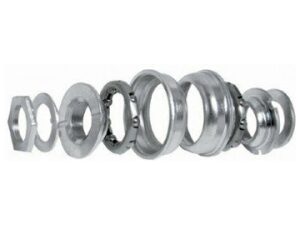 Merkloos Cross trapas set one-piece Zilver