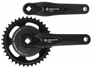 Miranda crankst 38t Alfa zw Zwart