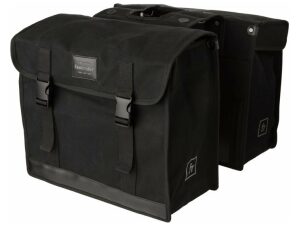 Fastrider dubbele tas canvas 36 Zwart