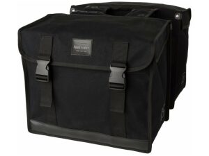 Fastrider dubbele tas canvas 94 Zwart