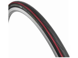 Schwalbe BUB 28X11/16 SC LUGANO II KG ZW/RO Zwart/Rood