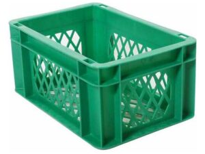 Merkloos Fietskrat bagage krat mini Groen