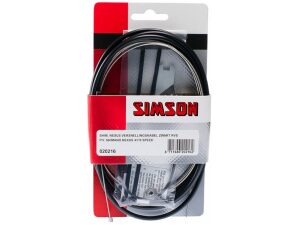 Simson versn kabel Nexus rvs Zwart