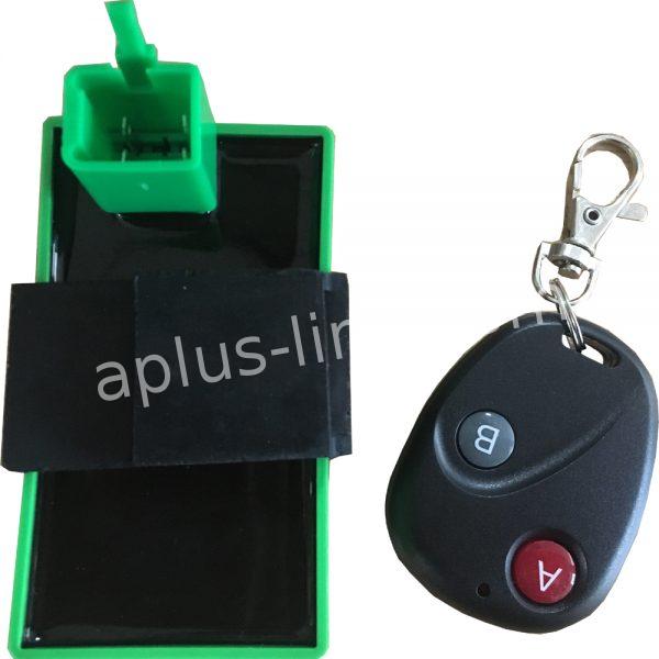 A-plus OPVOERSET EURO4 AGM/BTC ZNEN ECU CONVERTER 25-ONBEGR + AFSTANDSBEDIENING