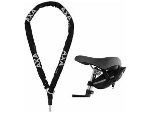 Axa insteekketting RLC 140/5,5 + zadeltas Zwart