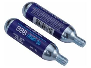 BBB BMP-35 Cartridges Co2 AirTanks (2 Stuks) Zilver