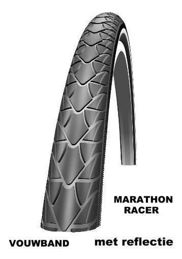 Schwalbe Buitenband 20x1.50 Mar Racer V ZWART