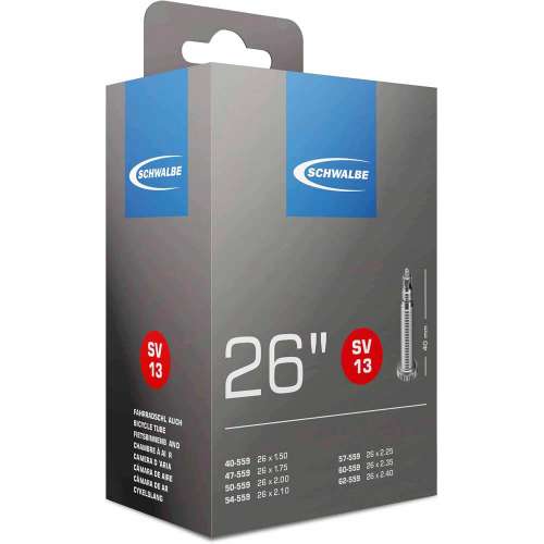 Schwalbe Binnenband SV13 26 x 1.50 - 2.40 Frans Ventiel 40mm ZWART - Afbeelding 6