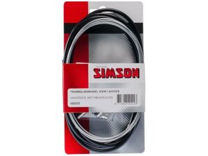 Simson tr remkabelset v/a zw Zwart