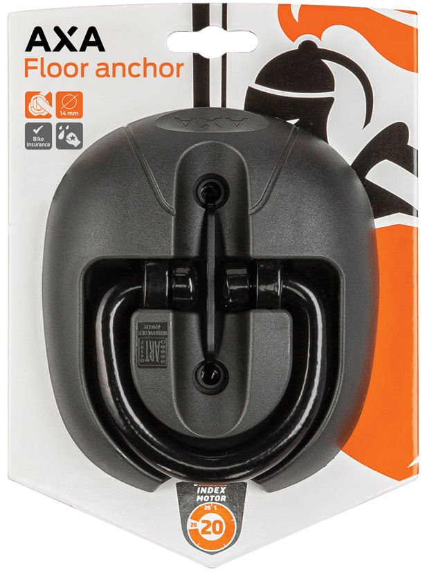 Axa muur/vloer anker ART4 grijs Zwart