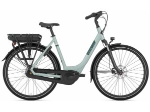 Gazelle Paris C7 zij aanzicht kleur: Olive