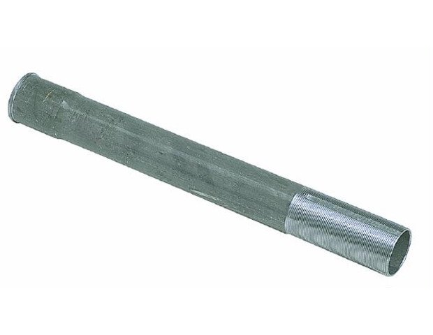 Rst Vorkschacht CrMo 1 1/8" 160mm CrMo Gewinde Silber