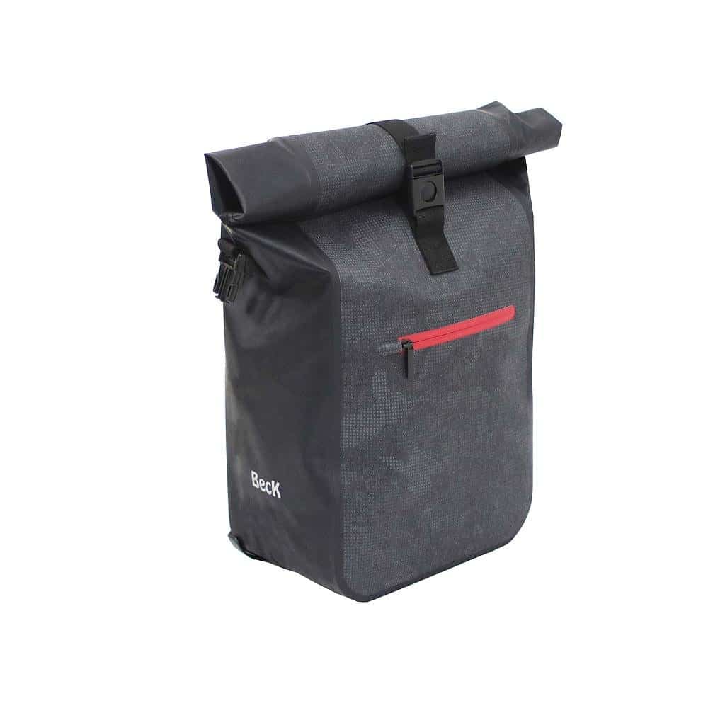 Beck Fietstas Base Rood 16L Zwart - Afbeelding 3