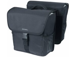 Basil TAS BAS DUBBEL GO MIK 32L Solid Black