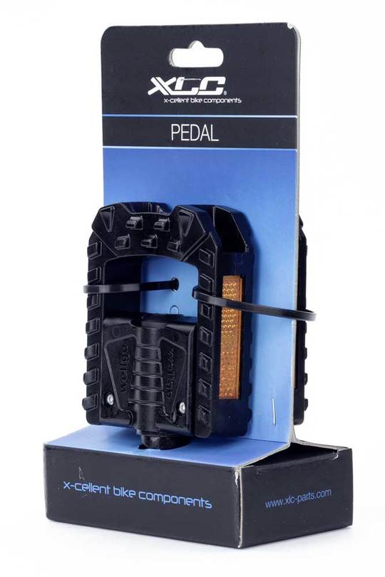 Xlc PEDAAL KLAPBAAR PVC ZW STEL PDF03 Zwart