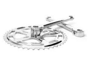 Merkloos Bhogal crankst 46t spiebev Chroom