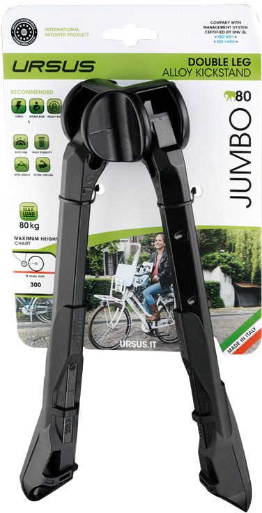 Ursus STANDAARD 26 JUMBO TWEEPOOT ZW Zwart - Afbeelding 3