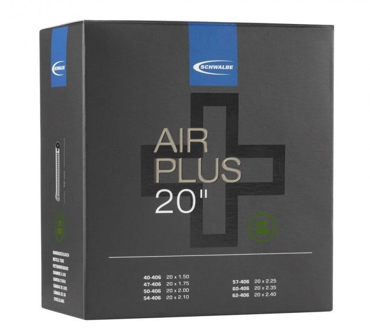 Schwalbe BIB 20X150-250 SC AIR PLUS AV (40) AV7AP Zwart