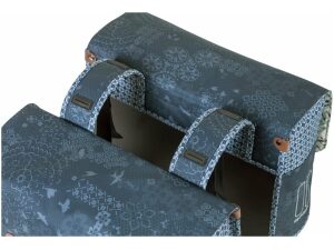 Basil fietstas dubbel Boheme Indigo Blue