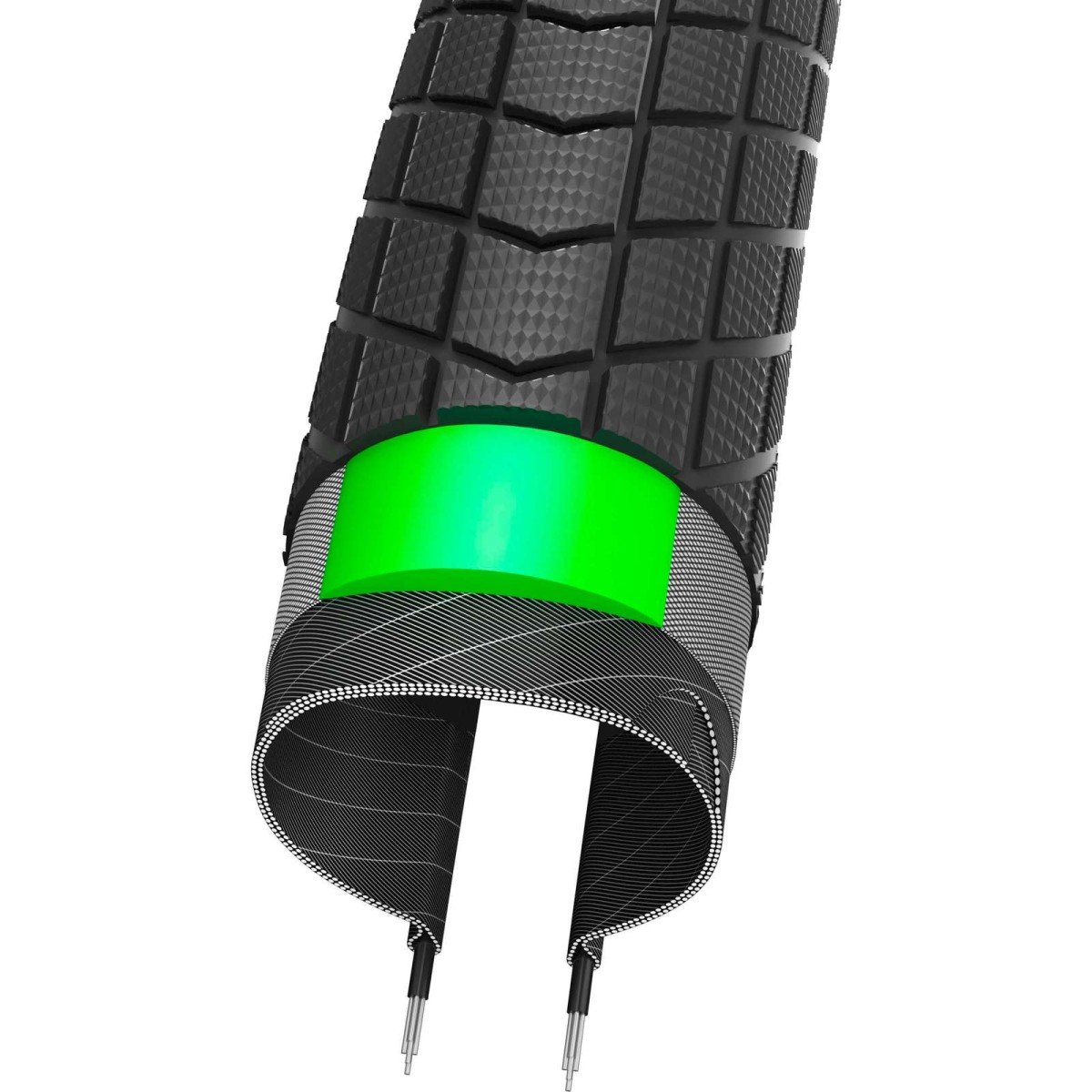 Schwalbe btb Big Ben Plus 28 x 2.15 zw refl Zwart - Afbeelding 3