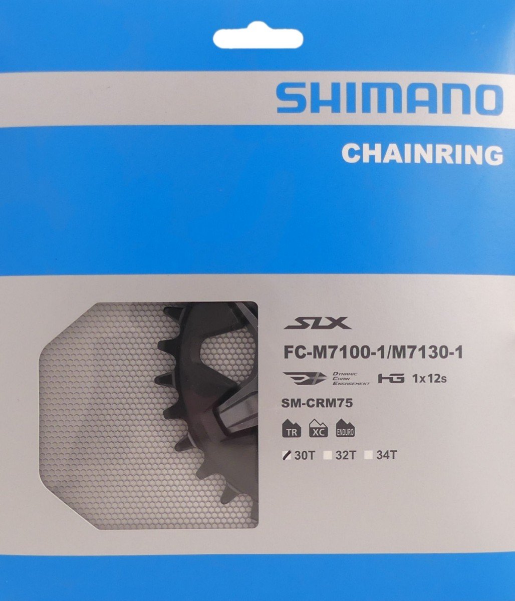 Shimano Kettingblad 34T SLX Enkel Blad Zwart