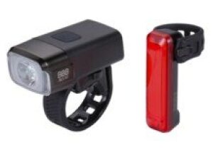 BBB BLS-165 Verlichtingsset NanoStrike 600 Combo + BLS-137 Rear Signal Zwart