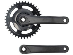 Wheeltop ANP CRANKSTEL 38T SP ALM ZW -4MM Zwart